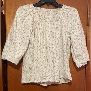 Handmade Peasant Blouse and Skirt Set